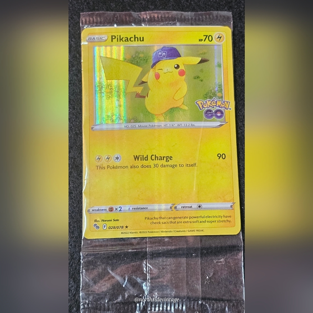 Pokemon Pikachu Trading Card